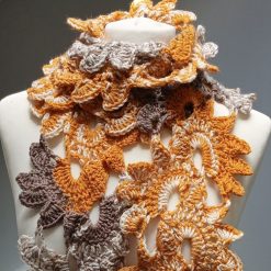 Crochet Flower Scarf