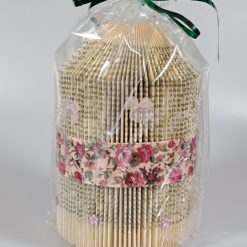 Pink Flower Bookfold Candle 5 Pink Flower Bookfold Candle 5