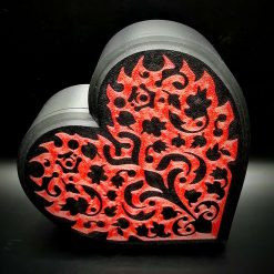 Gothic Heart Jewellery Box, Jewellery Storage, Keepsake Box, Macabre, Trinket Box