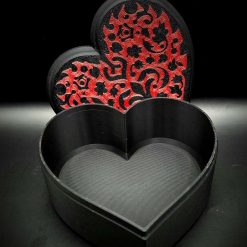 Gothic Heart Jewellery Box, Jewellery Storage, Keepsake Box, Macabre, Trinket Box