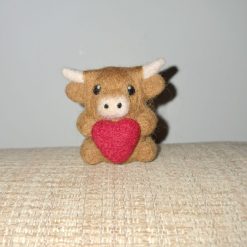 Thistle The Highland Cow - Heart 4