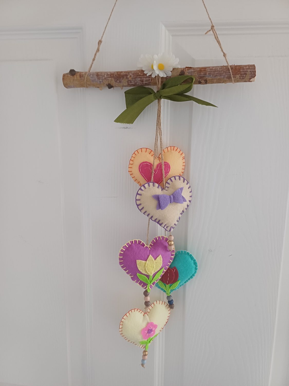 Hearts wall hanging Hearts wall hanging