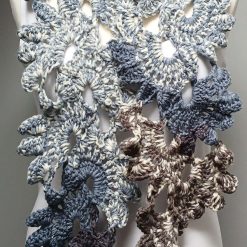 Crochet Flower Scarf