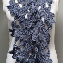 Crochet Flower Scarf