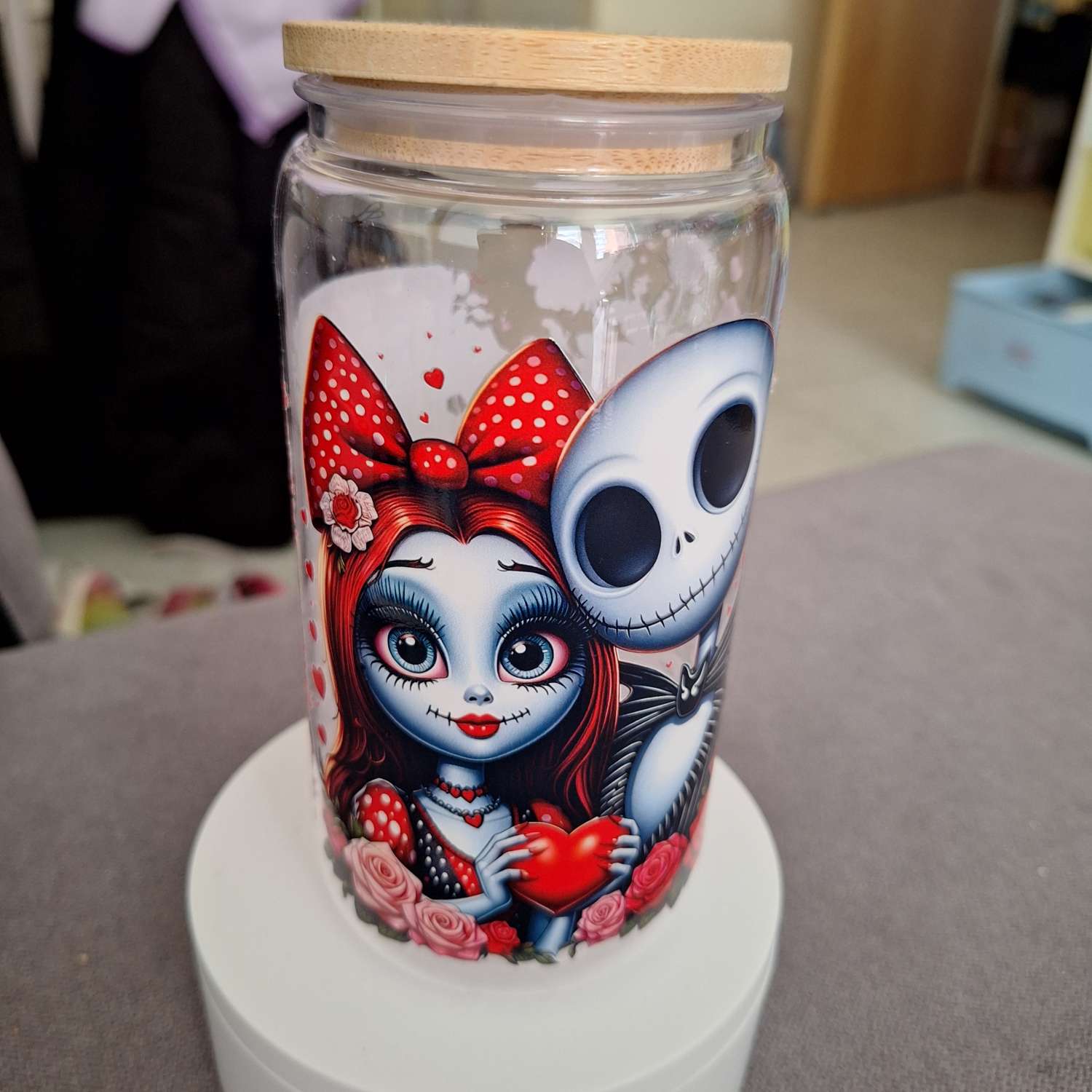 Jack and Sally 160z plastic tumbler Jack and Sally 160z plastic tumbler