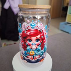 Baby Little mermaid 16oz plastic tumbler