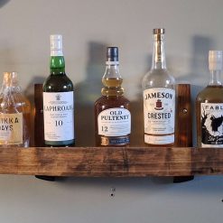 Whiskey Barrel Shelf