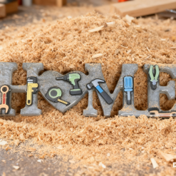 HOME Free Standing Resin Ornament