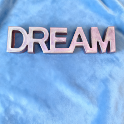 DREAM Free Standing Resin Ornament -Holographic colours