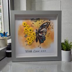 Mother Day Bespoke Deep Butterfly Shadow Box