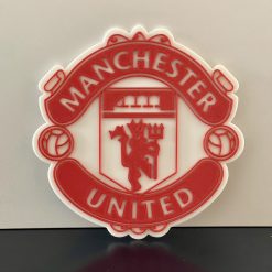 3D Printed MUFC Man United Sign Plaque Darts gift Home Bar Pub Man-cave