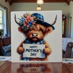 Mothers Day Ceramic Coaster