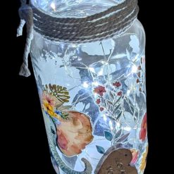 Light Up Elephant Glass Jar 2