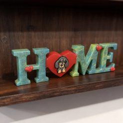 Home Free Standing Resin Ornament- Dachshund