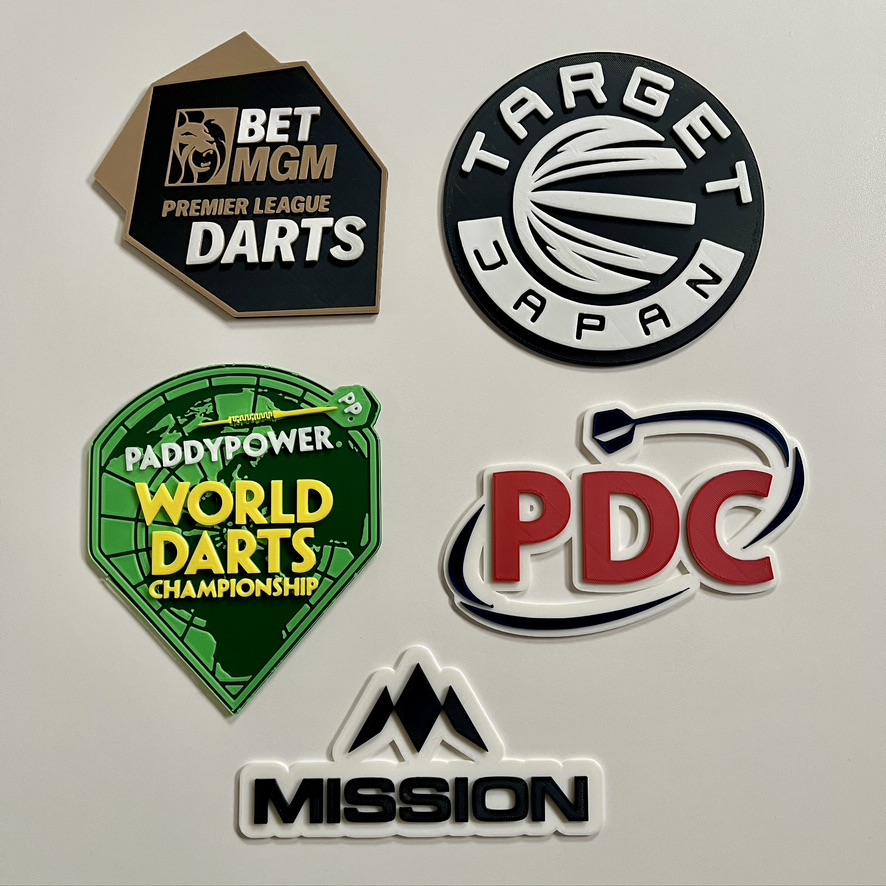 3D Printed Target Japan Darts Sign Plaque Darts gift Home Bar Pub Man-cave 3D Printed Target Japan Darts Sign Plaque Darts gift Home Bar Pub Man-cave