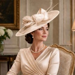 Elegance Collection  quill and curl detail hattinator