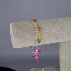 colourful dangle beaded bracelet 9 inch 1 colourful dangle beaded bracelet 9 inch 1