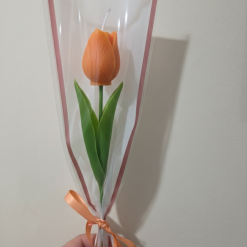 Handmade Tulip Candle | Scented Floral Soy Wax, Spring Decor