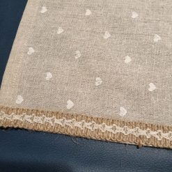 Table Runner - Linen Hearts 1 Table Runner - Linen Hearts 1