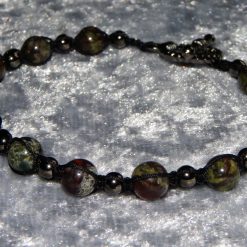 Dragon Stone Macramé Square Knot Bracelet