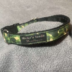 Multi zebra print collar