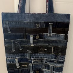 Upcycled denim bag