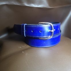 Plain Coloured handmade 1 1/2" Hide Belt 6 Plain Coloured handmade 1 1/2" Hide Belt 6