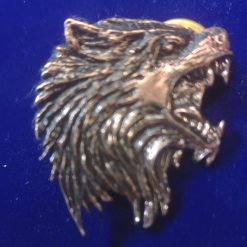 Lupus - The Snarling Wolf Pin Badge