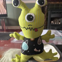 Alvin the alien soft toy