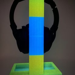 Neon headphone stand - modern gaming - glow style headset holder UK Made 3 Neon headphone stand - modern gaming - glow style headset holder UK Made 3