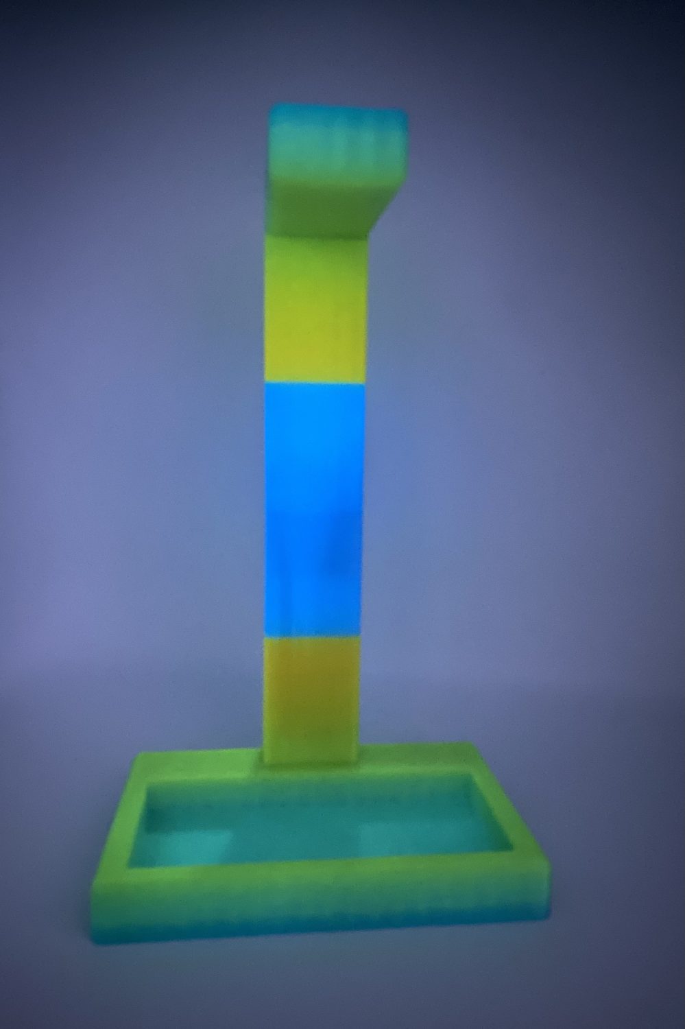 Neon headphone stand - modern gaming - glow style headset holder UK Made Neon headphone stand - modern gaming - glow style headset holder UK Made