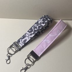 Handmade wristlet keychain/keyfob