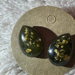 Tear drop stud earrings 1