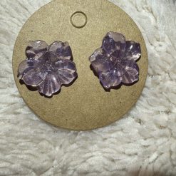 Tear drop stud earrings 2