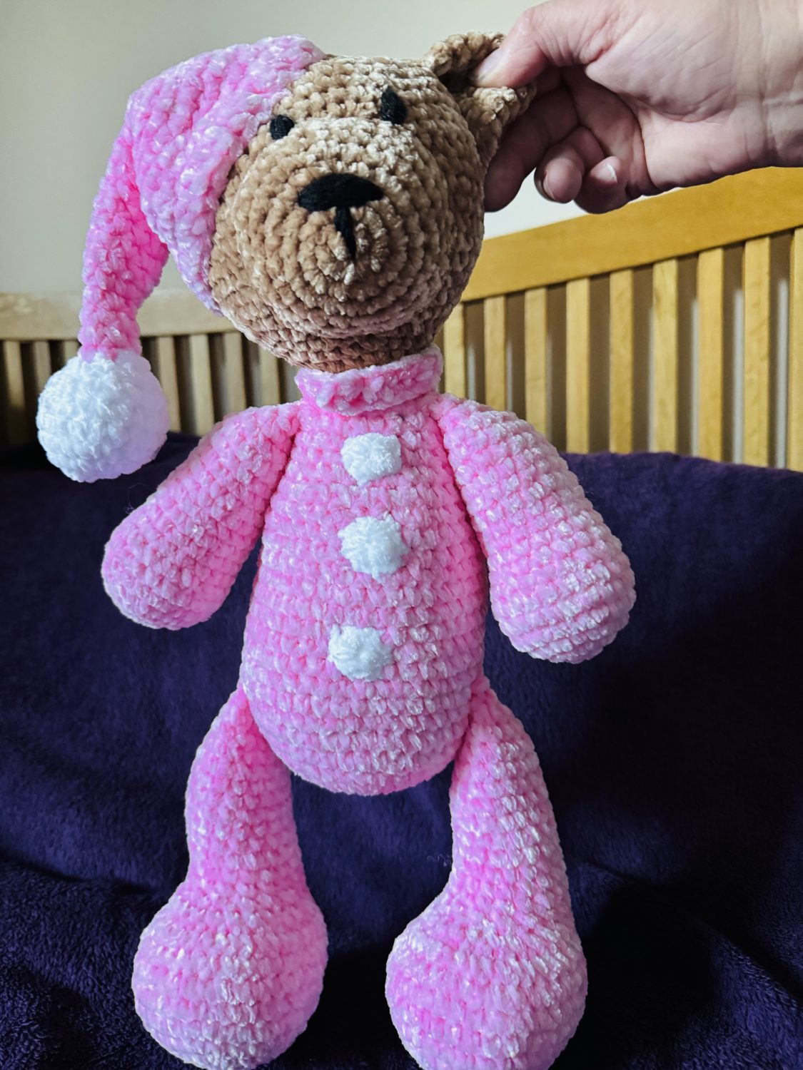 Crochet Unicorn: Handmade Chenille Velvet Plush Toy Crochet Unicorn: Handmade Chenille Velvet Plush Toy
