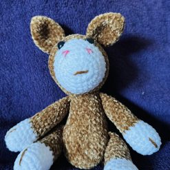 Crochet Cute Donkey Toy: Handmade Chenille Velvet Plush Toy 1 Crochet Cute Donkey Toy: Handmade Chenille Velvet Plush Toy 1