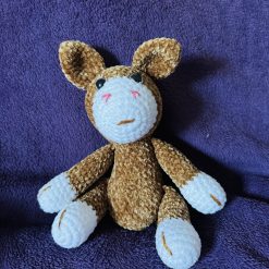 Crochet Cute Donkey Toy: Handmade Chenille Velvet Plush Toy 4 Crochet Cute Donkey Toy: Handmade Chenille Velvet Plush Toy 4