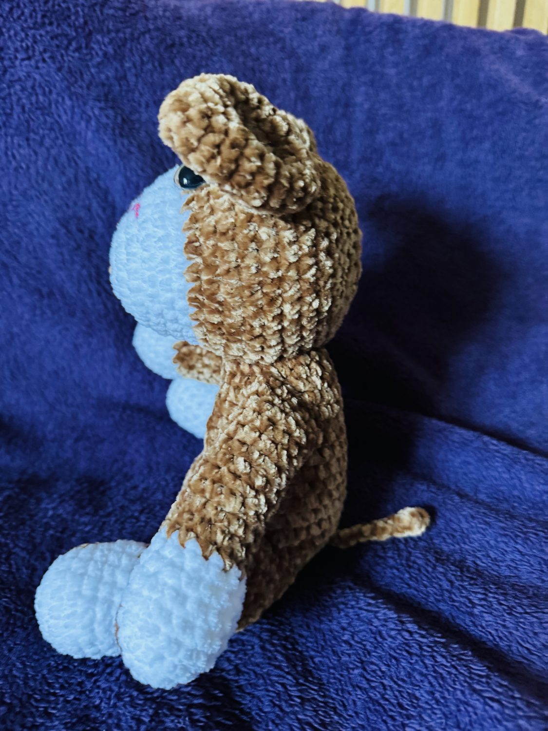 Crochet Unicorn: Handmade Chenille Velvet Plush Toy Crochet Unicorn: Handmade Chenille Velvet Plush Toy