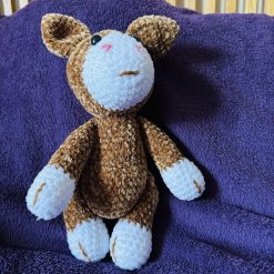 Crochet Cute Donkey Toy: Handmade Chenille Velvet Plush Toy 2 Crochet Cute Donkey Toy: Handmade Chenille Velvet Plush Toy 2