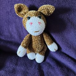 Crochet Unicorn: Handmade Chenille Velvet Plush Toy