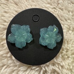 Tear drop stud earrings 2