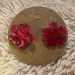 Tear drop stud earrings 2