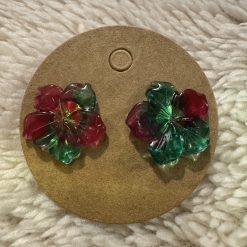 Tear drop stud earrings 2