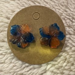 Tear drop stud earrings 2