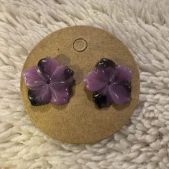 Tear drop stud earrings 2