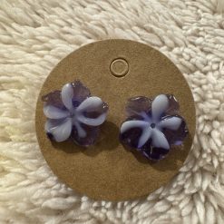 Tear drop stud earrings 2