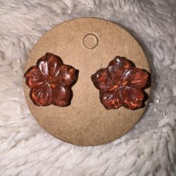 Tear drop stud earrings 2