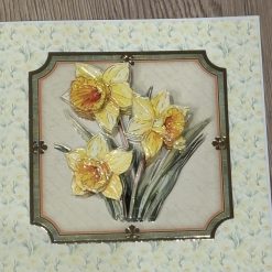 3d Daffodil card