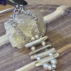 SCRAP ALCHEMY - Necklace - Pearl & shell