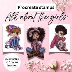 It’s all about the girls procreate 214 brushes